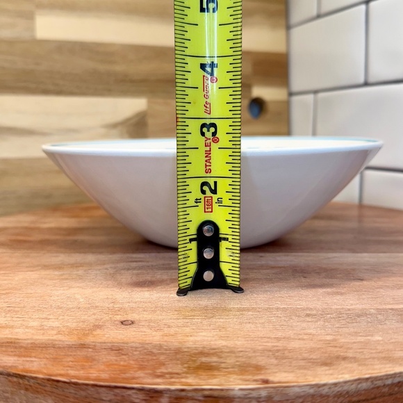 Vintage Mikasa Blue Point Pattern Cera Stone 2 Serving Bowls and 4 coffee cups - Picture 8 of 10